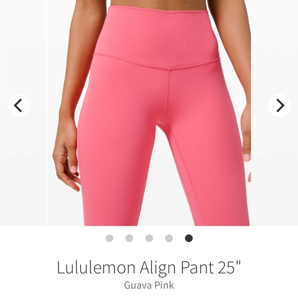 Lululemon Align Pant 25" Guava Pink - Picture 8 of 10